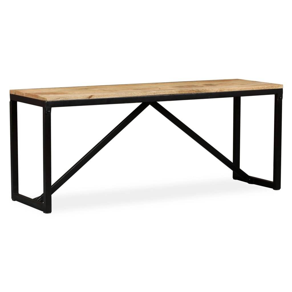 Symbolbild für vidaXL Sitzbank Massiv-Mangoholz 110 x 35 x 45 cm