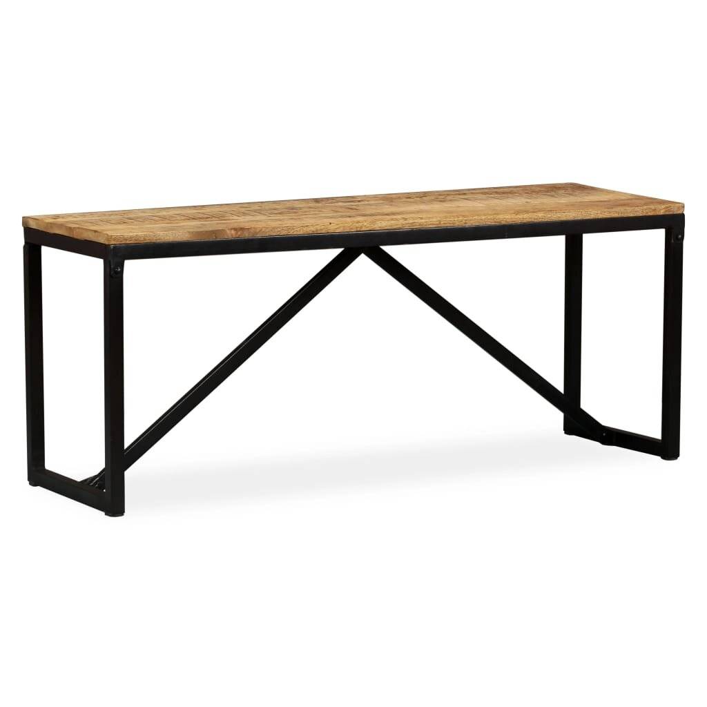 Symbolbild für vidaXL Sitzbank Massiv-Mangoholz 110 x 35 x 45 cm