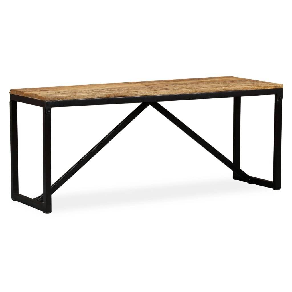 Symbolbild für vidaXL Sitzbank Massiv-Mangoholz 110 x 35 x 45 cm