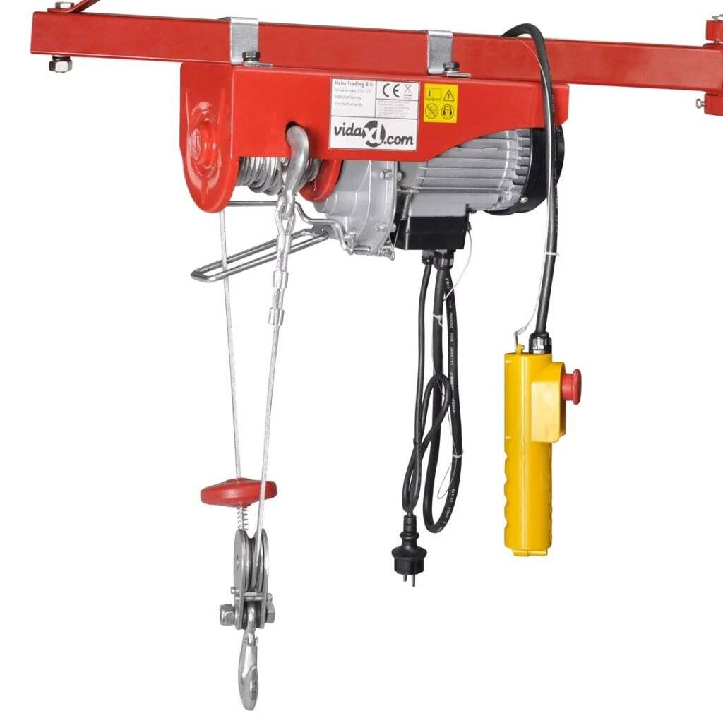 Elektrischer Seilhebezug 1300 W 400/800 kg-5