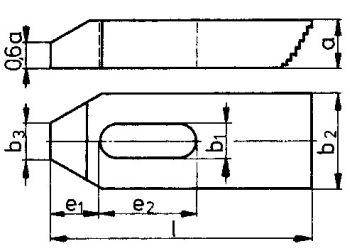 Spanneisen DIN6314Z 22x160mm FORMAT-1