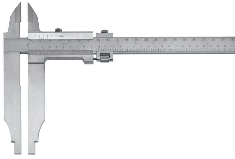 Messschieber Werkstatt mit Spitze Feineinstellung 800x150mm FORMAT-0