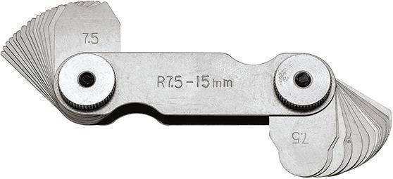 Radienschablone 15 Blatt 15,5-25mm FORMAT-1