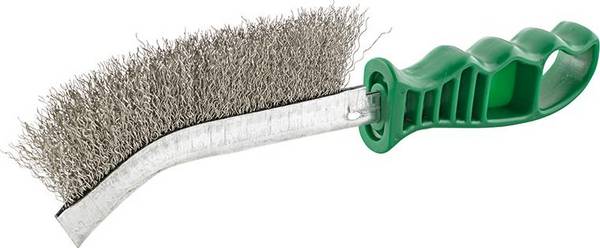Handstielbürste Universalrostfrei gewellt 260mm FORMAT