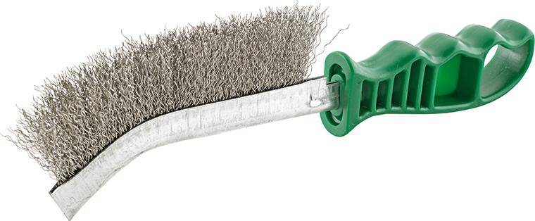 Handstielbürste Universalrostfrei gewellt 260mm FORMAT-0