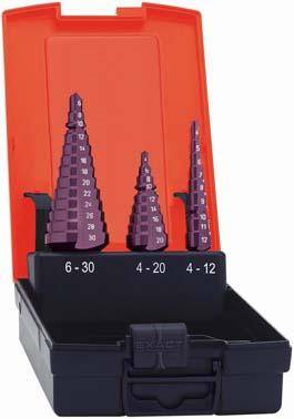 Stufenbohrer-Set HSS TiALN 4-12/12-20/20-30mm FORMAT-0