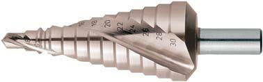 Stufenbohrer Universal HSS spiralgenutet 4-20mm FORMAT-0