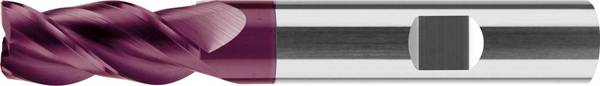Schaftfräser HPCL VHM TiALN Typ UNI Z3 Eckfase 35-38Grad 4mm FORMAT GT