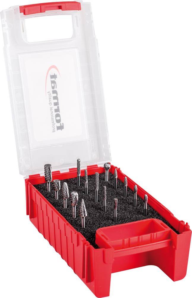 Kleinfrässtift-Satz HM C 3mm 15-teilig FORMAT-0