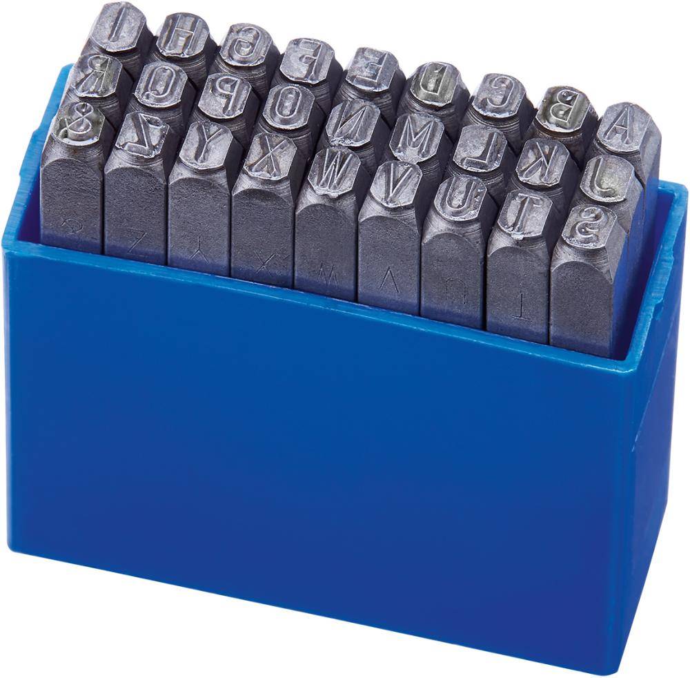 Schlagbuchstaben-Satz Schrifthöhe 10mm FORMAT-0