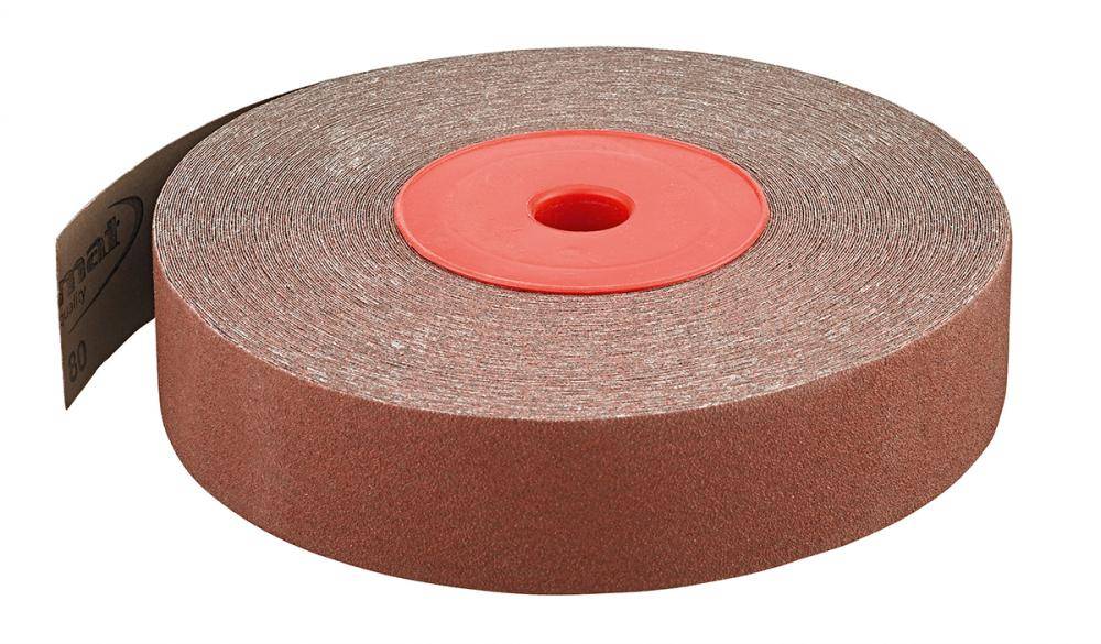 SCHLEIFLEINEN SPARROLLE 50MM X50MTR. K 40, FORMAT
