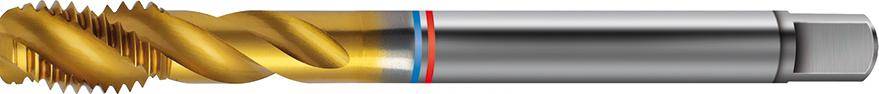 Maschinengewindebohrer TANDEM DIN374 HSS-PM TiN Form C 6H M8x1 FORMAT-0