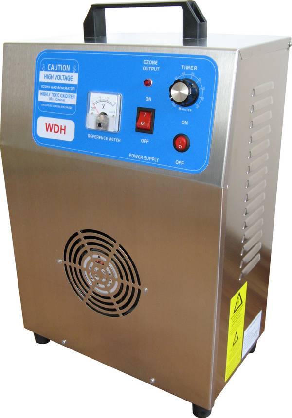 WDH Ozongenerator WDH-AP005 - bis 40m² - mit 5.000 mg/h (5 g/h) Ozonleistung - zur Desinfektion von Räumen