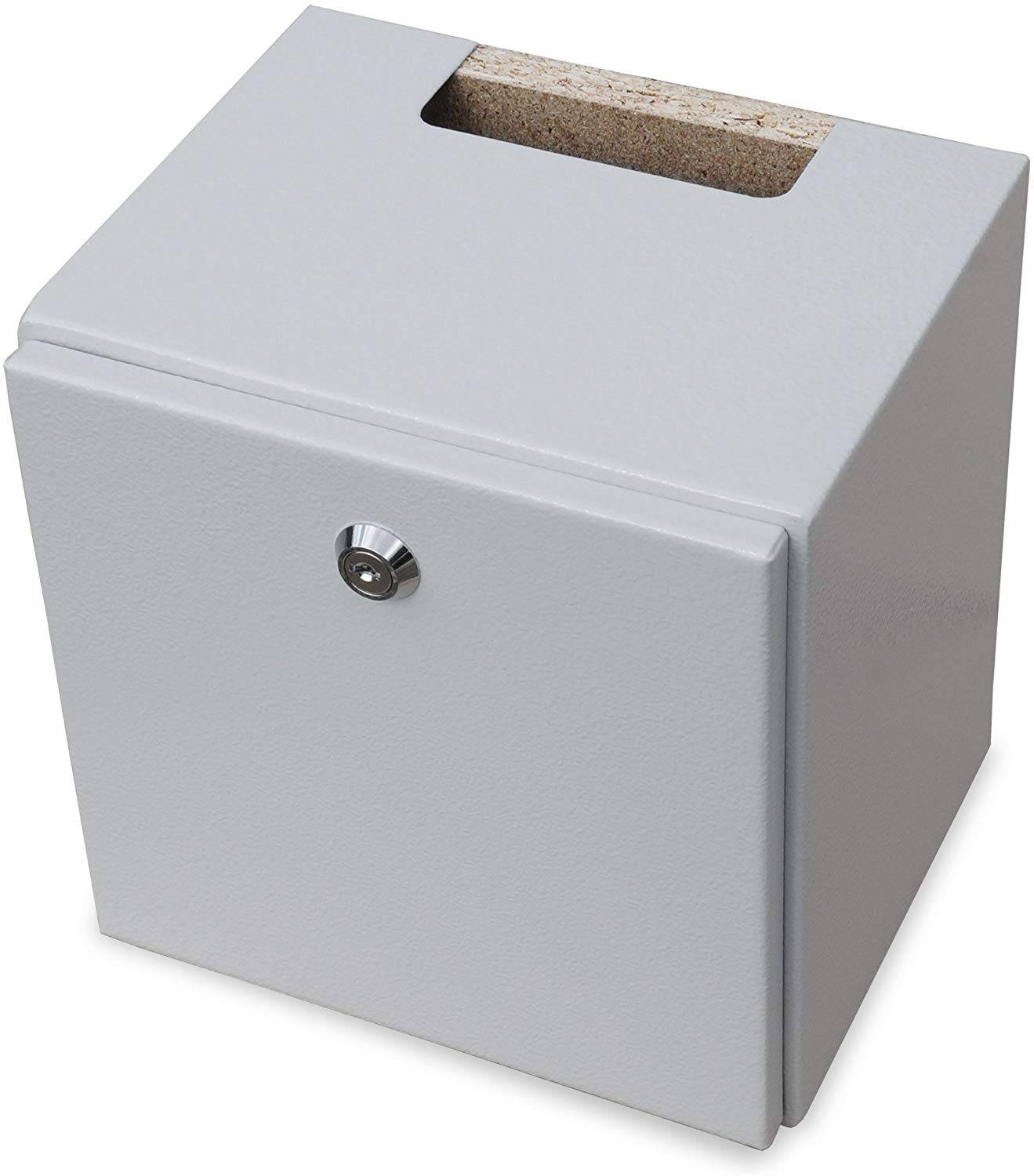 SKT QAS2020 Antennenschrank 20 x 20 x 15cm, 1-fach Verriegelung Rückwand Spanplatte-0