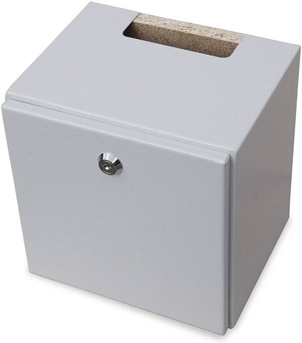 SKT QAS2020 Antennenschrank 20 x 20 x 15cm, 1-fach Verriegelung Rückwand Spanplatte