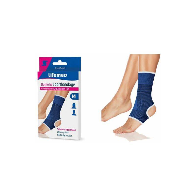 Lifemed Sportbandage "Fußgelenkschutz", Größe: XL-0