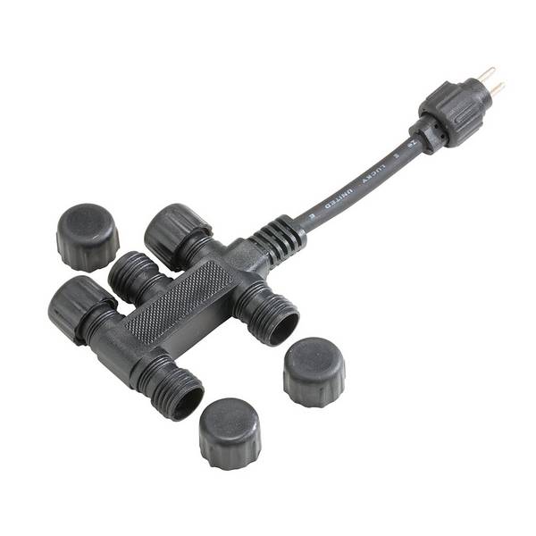 FIAP 3252 5fach Verteiler    3 cm  Schwarz