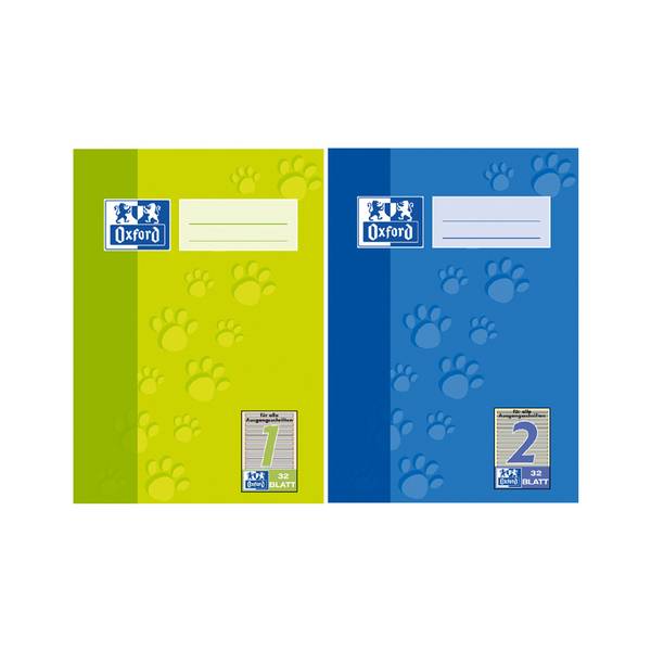 Schule Schulheft A5 32 Blatt Lineatur 1 90 g/qm Optik Paper