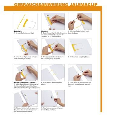 Jalema Schnellhefter Avanti 1401030 DIN A4 30mm PP transparent-1