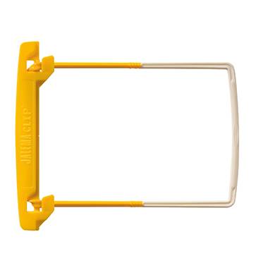 Jalema JalemaClip - Clip-Befestigungsmechanismus - weiß, Gelb (Packung mit 100)-3