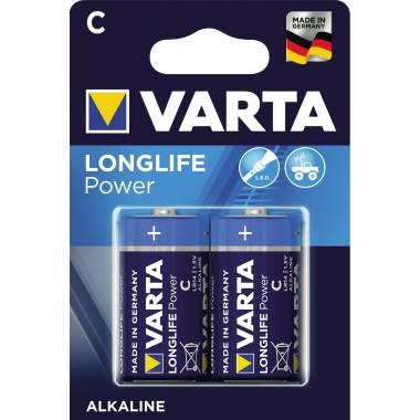 Varta LONGLIFE Power C Bli 2 Baby (C)-Batterie Alkali-Mangan 7800 mAh 1.5 V 2 St.-2
