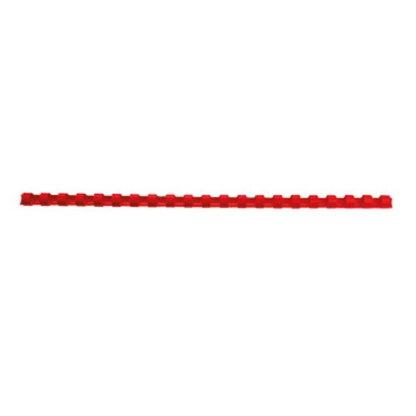 GBC Plastikbinderücken 4028215 DIN A4 10mm rot 100 St./Pack.