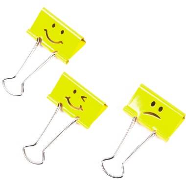 RAPESCO Foldbackklammer Emoji RP1354 32mm gelb-2