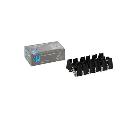 Foldbackklammer 25mm schwarz VE=12 Stück-1