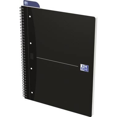 Collegeblock Smart Black A4+ liniert 70 Blatt schwarz-0