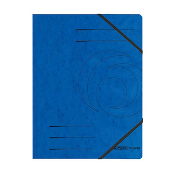 Herlitz Eckspanner 11387180 DIN A4 Colorspankarton blau