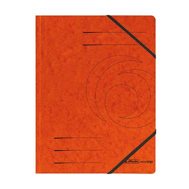 Herlitz Eckspanner 972463 DIN A4 Colorspankarton orange-0