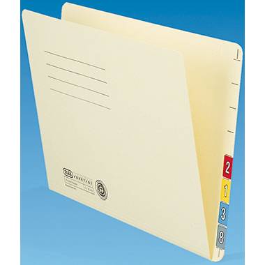 ELBA Einstellmappe A4 80401 230g mit vorstehendem Tab chamois-0