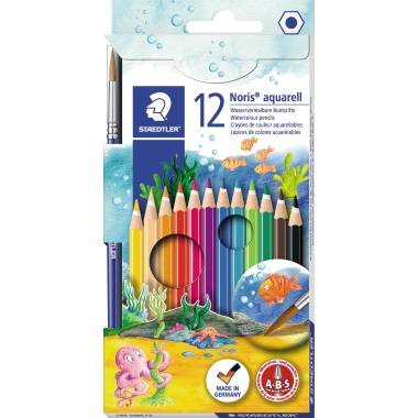 STAEDTLER Noris Club aquarell - Wasserfarbstift - gemischte Farben (Packung mit 12)-2