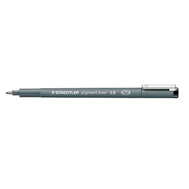 STAEDTLER Fineliner pigment liner 308 08-9 0,8mm schwarz-2