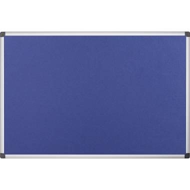 Bi-office Pinnwand Maya FA0343170 Aluminiumrahmen Filz 90x60cm blau-1