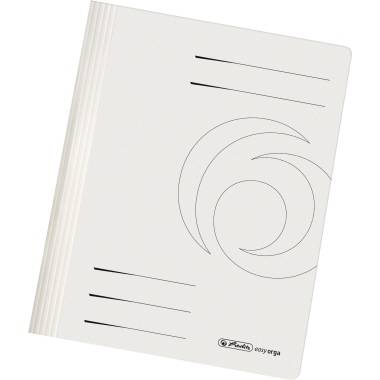 herlitz Schnellhefter easy orga, Manilakarton, weiß (10902450)