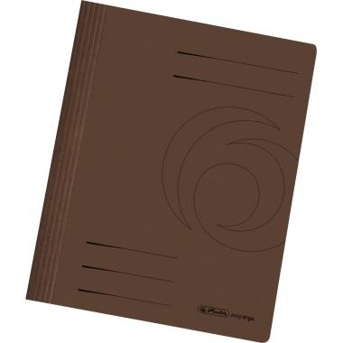 Herlitz Schnellhefter 10902575 DIN A4 Karton intensiv braun-0