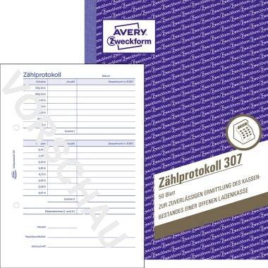 Avery Zweckform Zählprotokoll 307 A5 50 Blatt-2