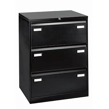 Hängeregistraturschrank LIGHT 2-bahnig 3 Schübe DIN A4 schwarz. Bisley GmbH 18006049-3