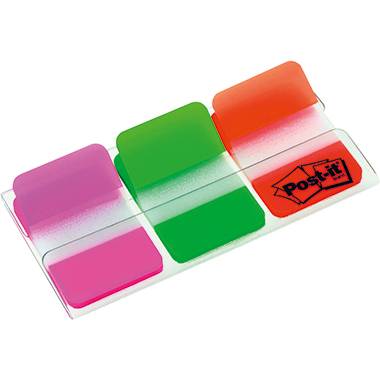 Post-it Haftstreifen Index Strong 686-PGO 22Blatt sortiert 3 St./Pack-1