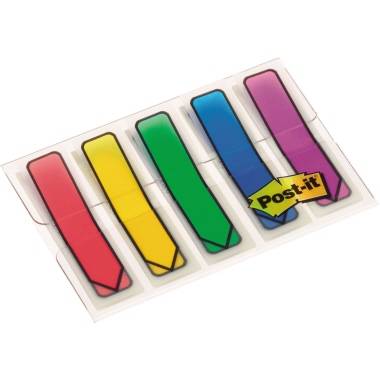 Post-it Haftstreifen Index Pfeile 684ARR1 20Blatt sortiert 5 St./Pack-1