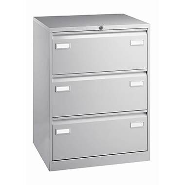 Hängeregistraturschrank LIGHT 2-bahnig 3 Schübe DIN A4 lichtgrau. Bisley GmbH 18006249-3