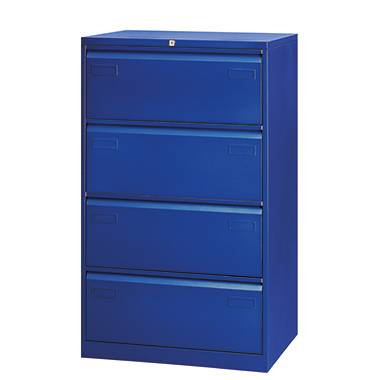 Bisley Hängeregistraturschrank DF4639 4Schubfächer oxfordblau-3