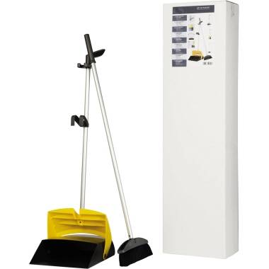 Vermop Kehrset komplett, grau-gelb, B: 28,5cm, L: 18cm, H: 110cm-1