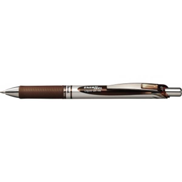 Pentel Gelroller EnerGel BL77-EX 0,35mm Druckmechanik braun