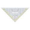 Aristo Geometriedreieck AR1648/2 Hypotenuse 325mm Plexiglas glasklar