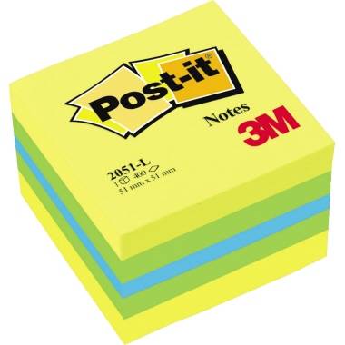 3M - Post-it 2051-L - Notizwürfel - 51 x 51 mm - 400 Blatt-0