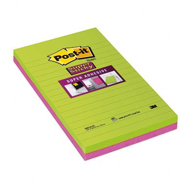 Post-it Haftnotiz Super Sticky Notes 5845SSEU liniert 2 St./Pack.-1