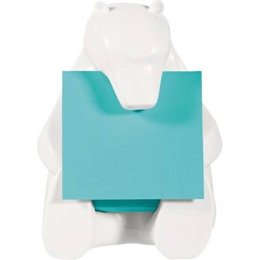 Post-it® Super Sticky Z-Notes Spender Eisbär 76x76mm 90 Bl ws-0