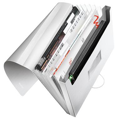 Leitz Fächermappe Style 39570004 DIN A4 6Fächer PP arktik weiß-1